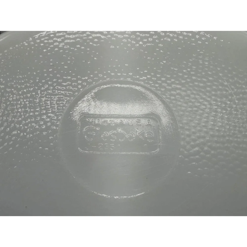 Vintage Glassbake Blue Thistle Divided Serving Dish‎